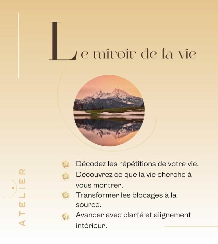 Affiche atelier Miroir de la vie