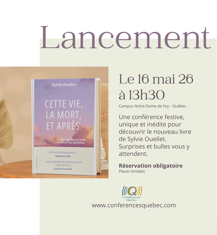 Lancement du livre de Sylvie Ouellet